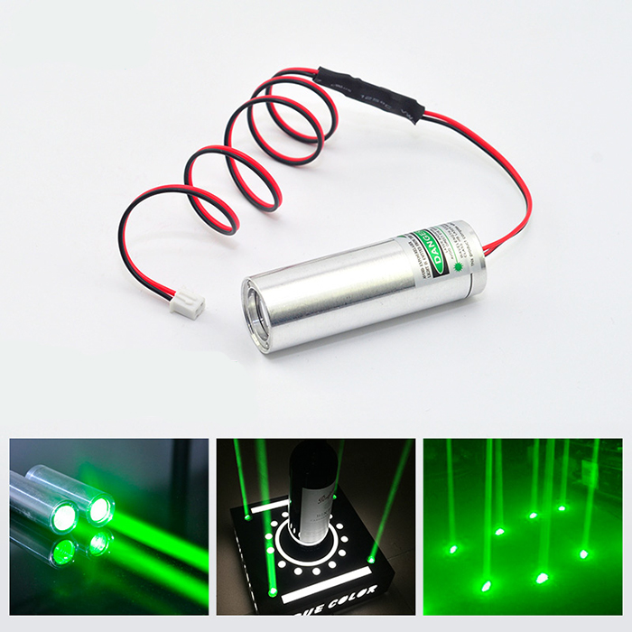 Verde thick laser beam stage laser 532nm 50mw green laser module Decorative lights - Haga click en la imagen para cerrar